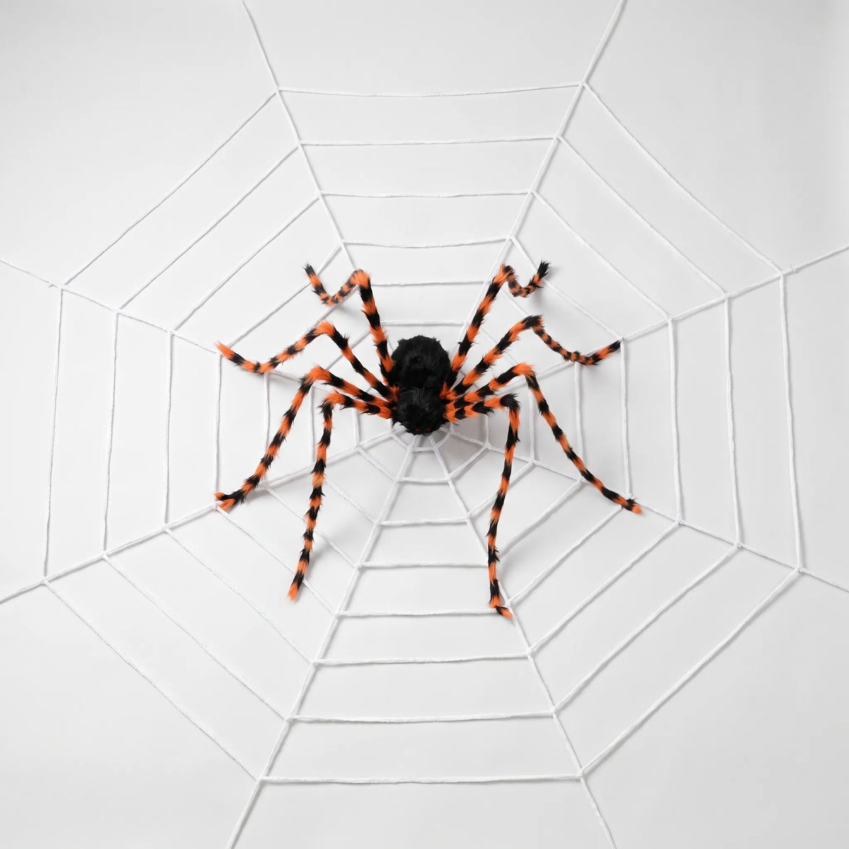 Large Outdoor Halloween Spider with Giant Web 7m