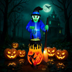 Large Outdoor Halloween Witch Inflatable 210cm