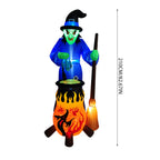 Large Outdoor Halloween Witch Inflatable 210cm