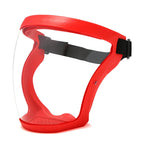 Large Transparent Full-Wrap PC Face Shield, Headband, One Size