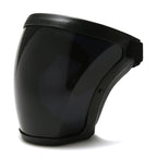 Large Transparent Full-Wrap PC Face Shield, Headband, One Size