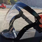 Large Transparent Full-Wrap PC Face Shield, Headband, One Size