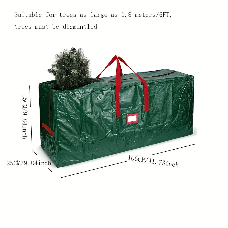 Large Waterproof Polyester Storage Bag for 7–9 ft Christmas Trees