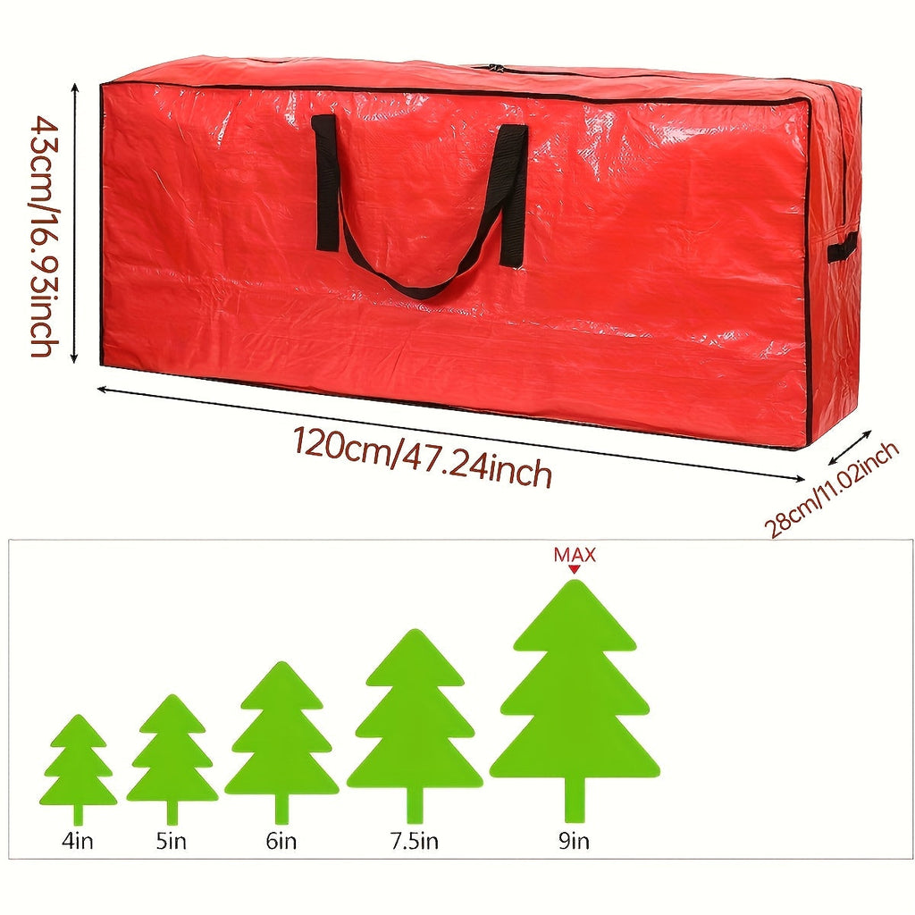 Large Waterproof Polyester Storage Bag for 7–9 ft Christmas Trees