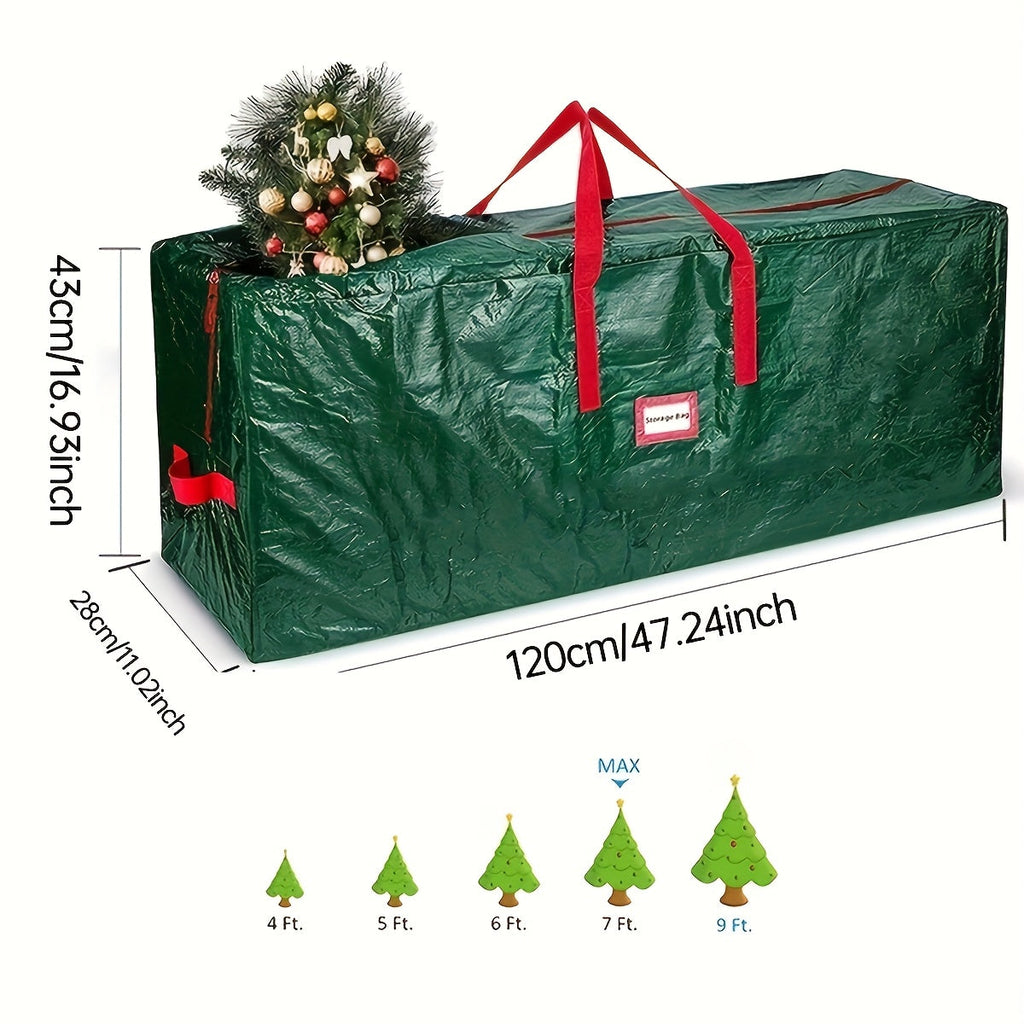 Large Waterproof Polyester Storage Bag for 7–9 ft Christmas Trees