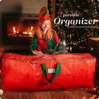 Large Waterproof Polyester Storage Bag for 7–9 ft Christmas Trees