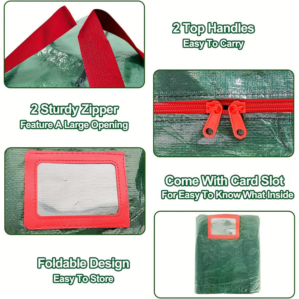 Large Waterproof Polyester Storage Bag for 7–9 ft Christmas Trees