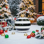 Large Weather-Resistant PVC Christmas Baubles, 60 cm, Set of 2