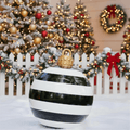 Large Weather-Resistant PVC Christmas Baubles, 60 cm, Set of 2
