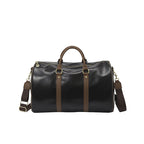 Leather Weekender Bag with Adjustable Shoulder Strap