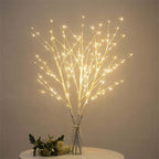 LED Christmas Birch Tree Decorative Lights, 80cm