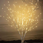 LED Christmas Birch Tree Decorative Lights, 80cm