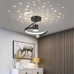 LED Starry Sky Ceiling Light, Aluminium, Dimmable, 24 cm