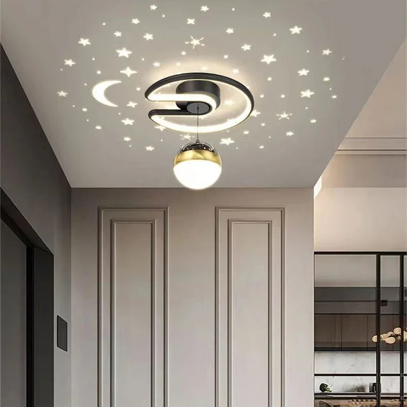 LED Starry Sky Ceiling Light, Aluminium, Dimmable, 24 cm