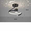 LED Starry Sky Ceiling Light, Aluminium, Dimmable, 24 cm