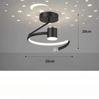 LED Starry Sky Ceiling Light, Aluminium, Dimmable, 24 cm