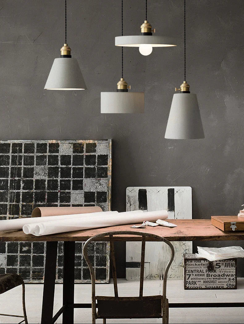 Leifa Cement Pendant Light-Welvere