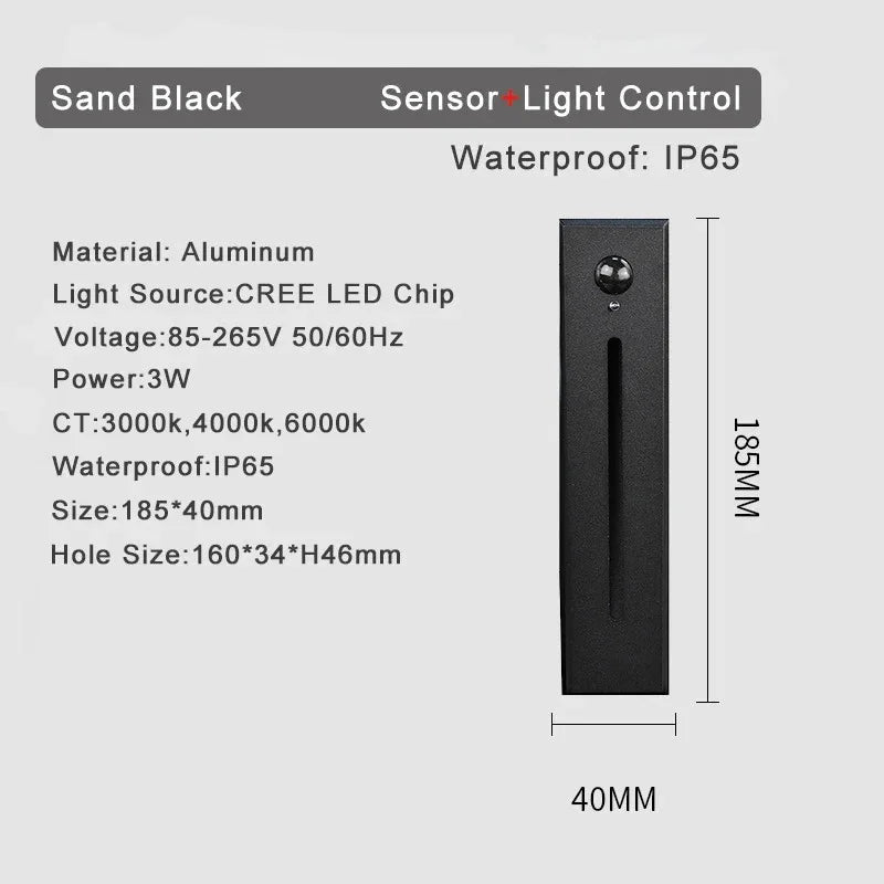 Leifar Motion Sensor Stair Livine Light-Welvere
