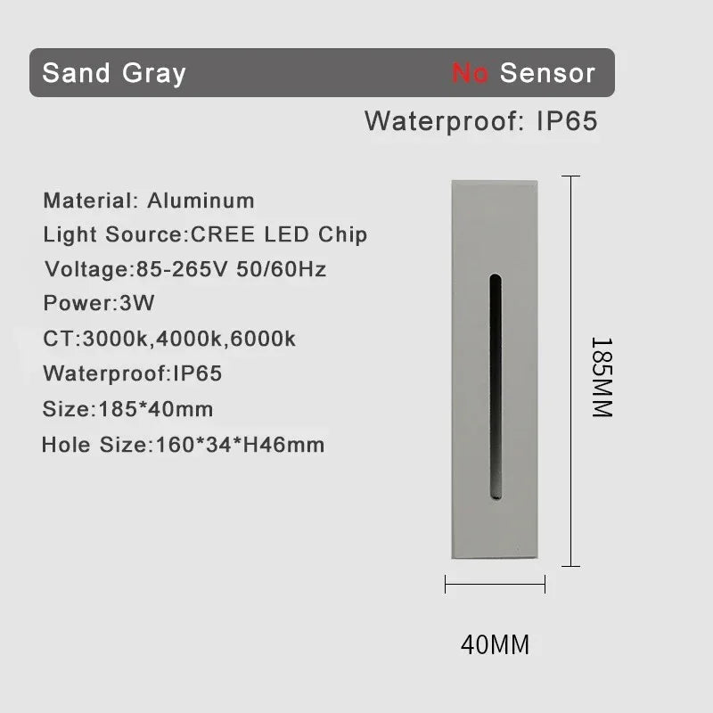 Leifar Motion Sensor Stair Livine Light-Welvere