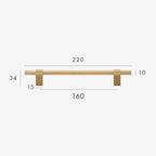 Leifur Alva Knurled T-Bar Handle-Welvere
