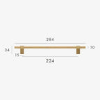 Leifur Alva Knurled T-Bar Handle-Welvere