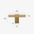 Leifur Alva Knurled T-Bar Handle-Welvere