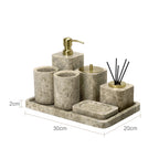 Leon Bathroom Accessories Set-Welvere