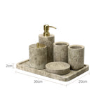 Leon Bathroom Accessories Set-Welvere