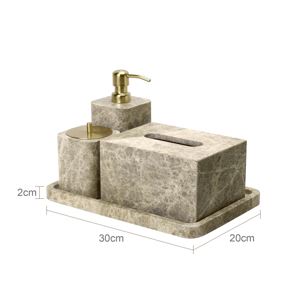Leon Bathroom Accessories Set-Welvere