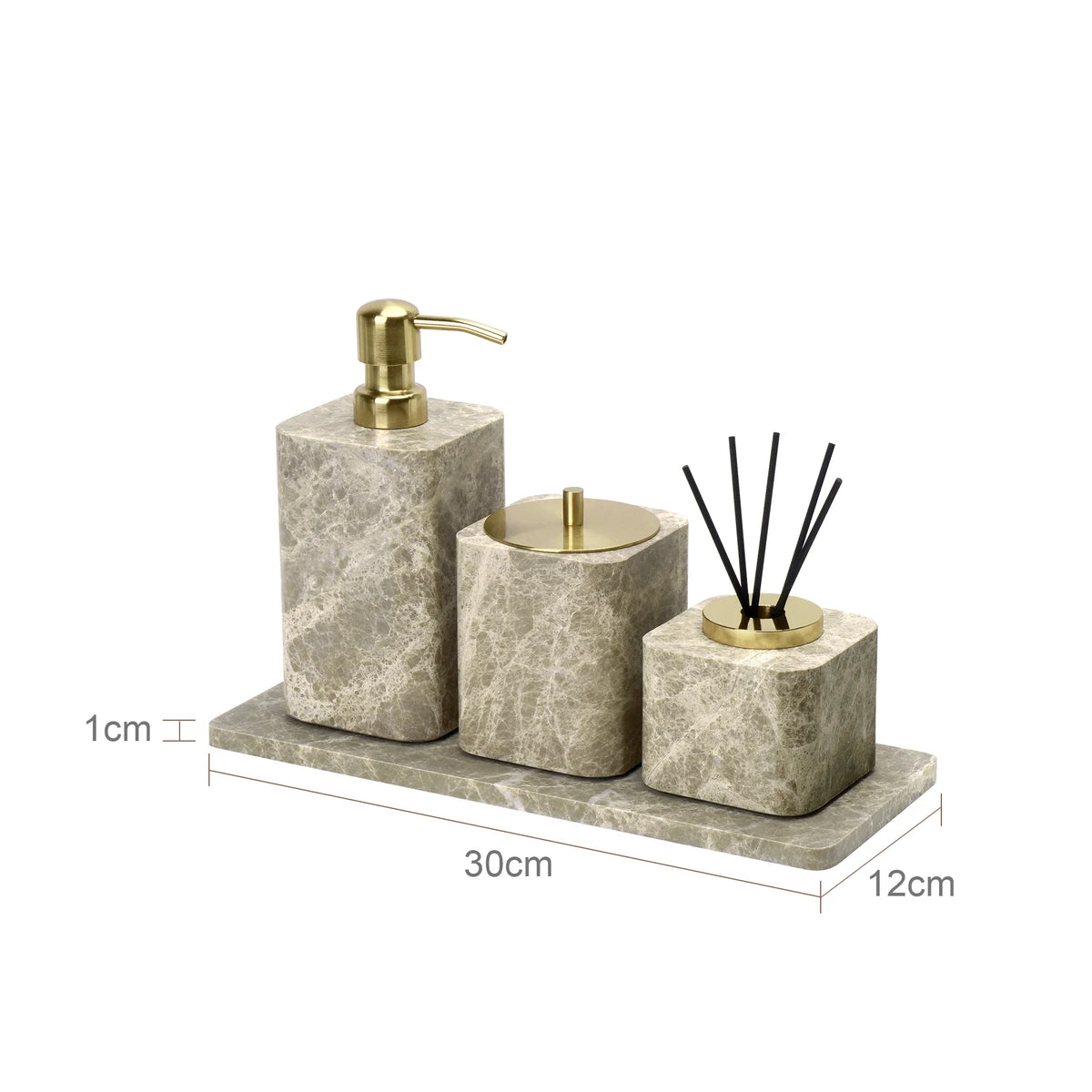 Leon Bathroom Accessories Set-Welvere