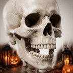 Life Size Halloween Poseable Skeleton Decoration 165cm