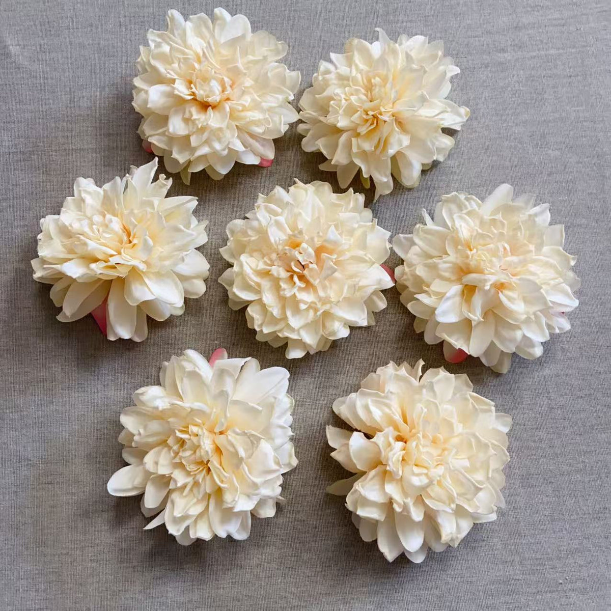Lifelike Floral Hair Brooch with Pin Closure