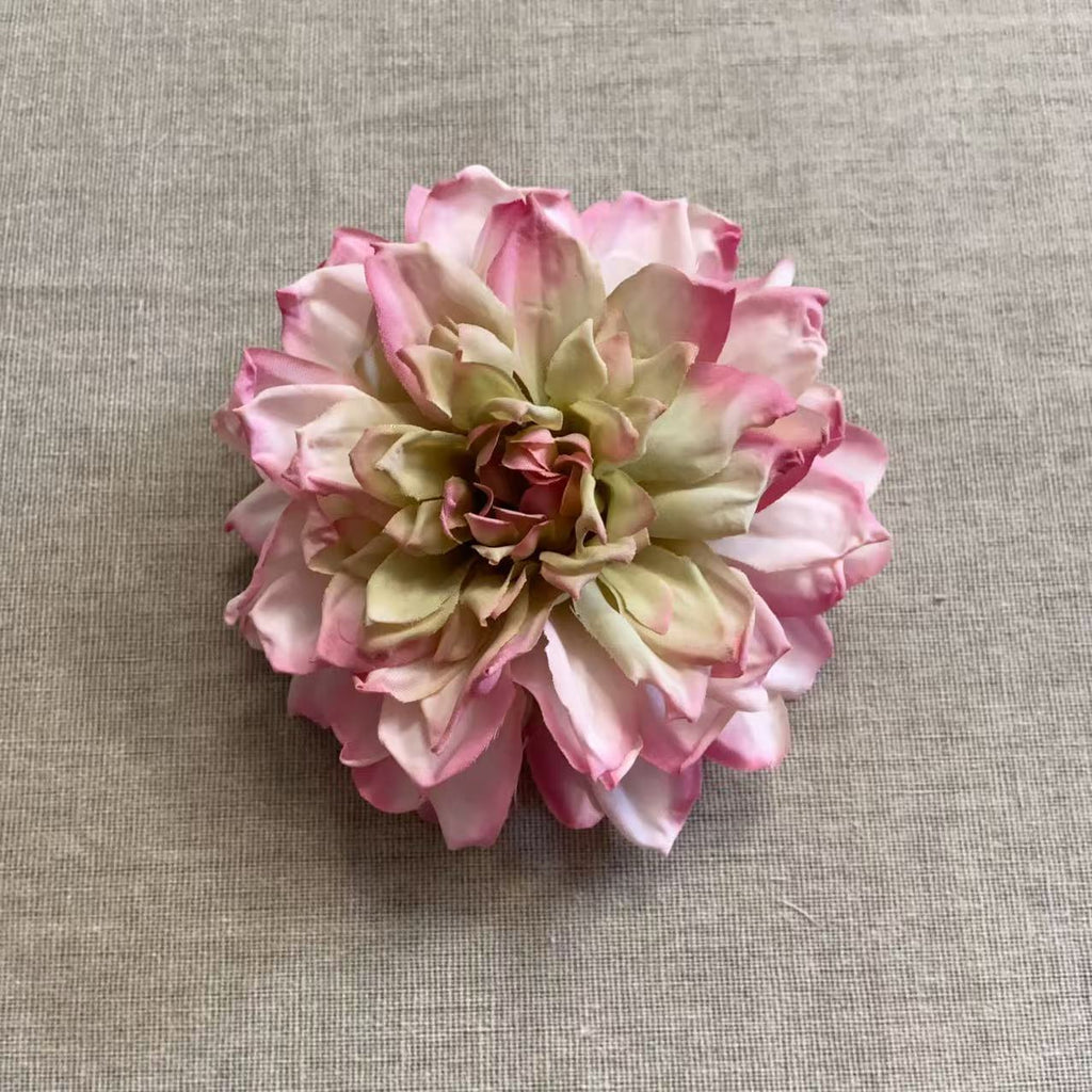 Lifelike Floral Hair Brooch with Pin Closure