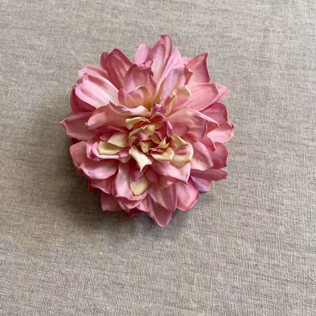 Lifelike Floral Hair Brooch with Pin Closure