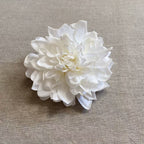 Lifelike Floral Hair Brooch with Pin Closure
