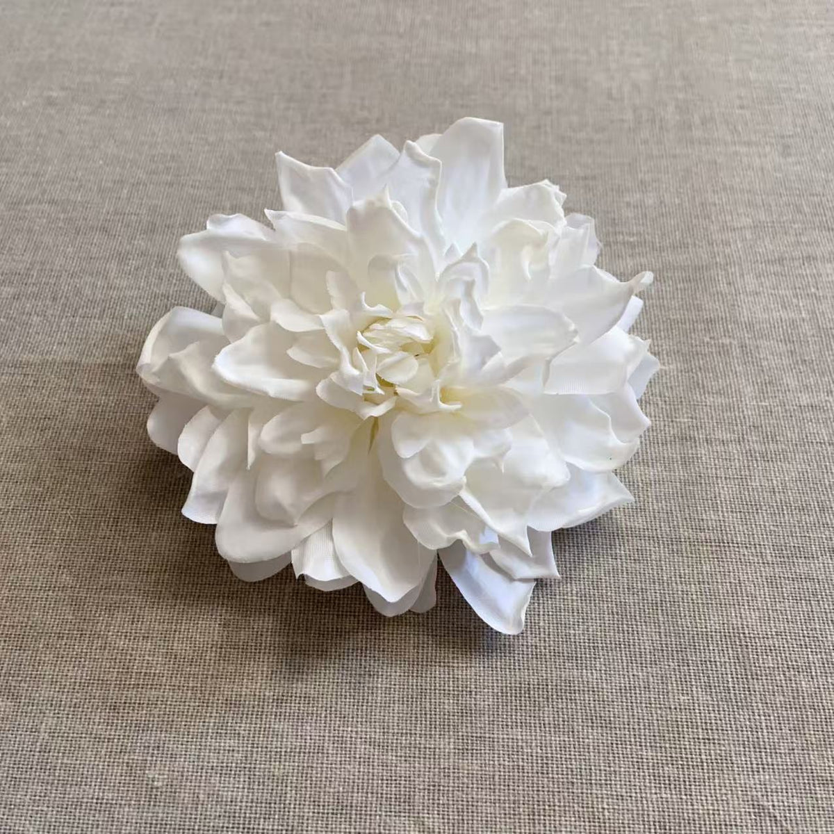 Lifelike Floral Hair Brooch with Pin Closure