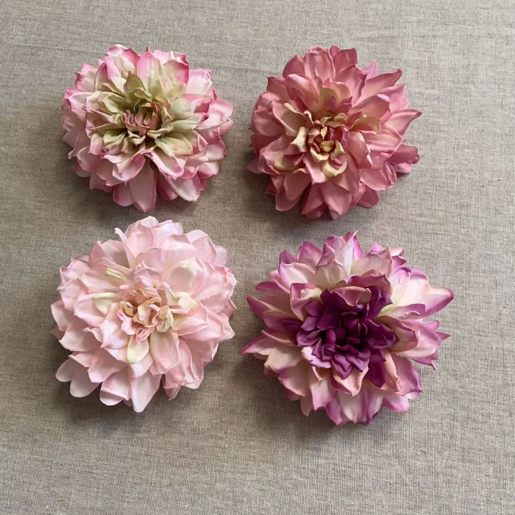Lifelike Floral Hair Brooch with Pin Closure