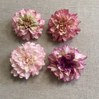 Lifelike Floral Hair Brooch with Pin Closure