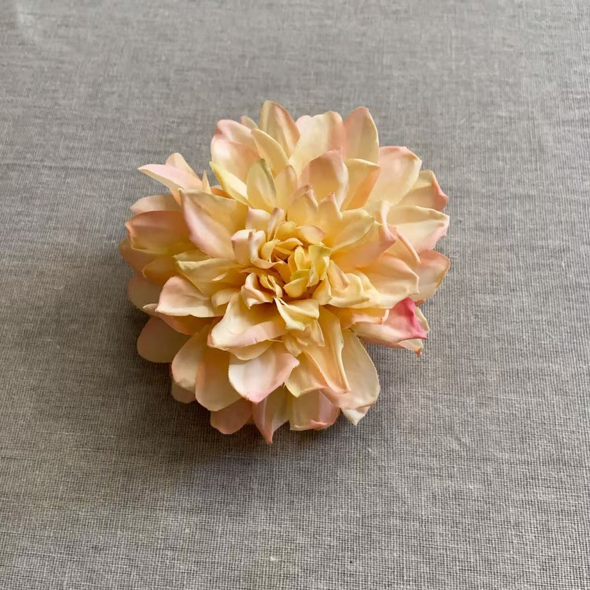 Lifelike Floral Hair Brooch with Pin Closure
