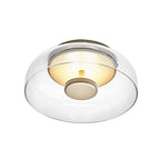 Modern LED Ceiling Light for Entrance or Living Room - Smoke Grey Amber, view 3