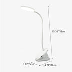 LED Clip Desk Lamp Rechargeable for Eye Protection - ABS, 320lm, view 11