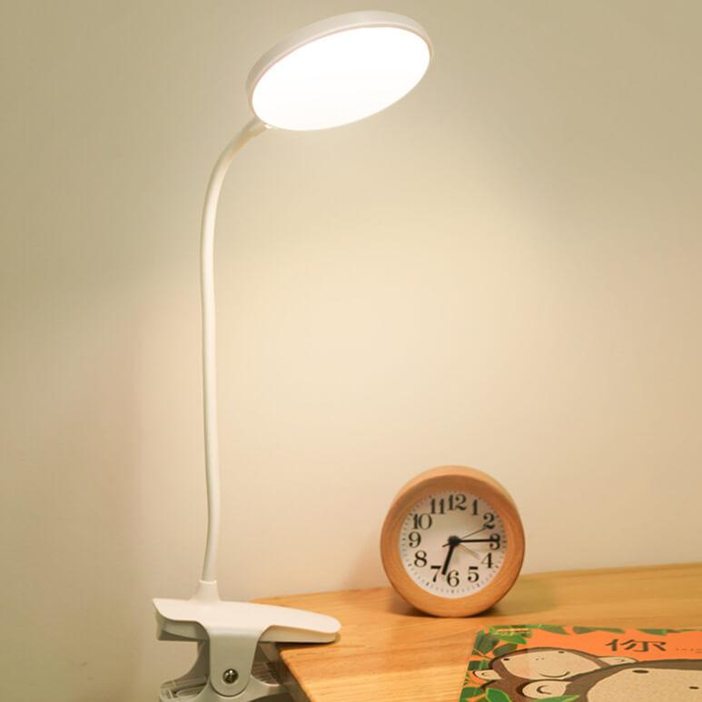 LED Clip Desk Lamp Rechargeable for Eye Protection - ABS, 320lm, view 7