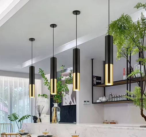 Concrete Pendant Ceiling Light - Dimmable, Adjustable Cord, Indoor Use