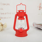 Portable Rechargeable LED Hurricane Lantern - Clear Glass Globe, Hanging Handle, view 4