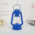 Portable Rechargeable LED Hurricane Lantern - Clear Glass Globe, Hanging Handle, view 5