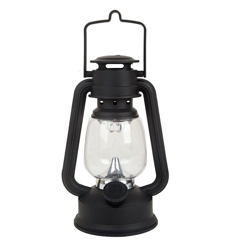 Portable Rechargeable LED Hurricane Lantern - Clear Glass Globe, Hanging Handle, view 6