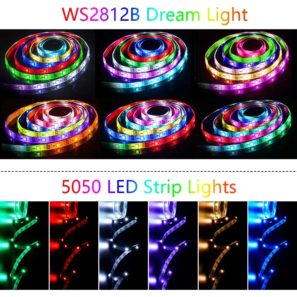 RGB LED Light Strip for Indoor Decoration - 5V USB Powered, Smd5050, 1M-20M, view 2
