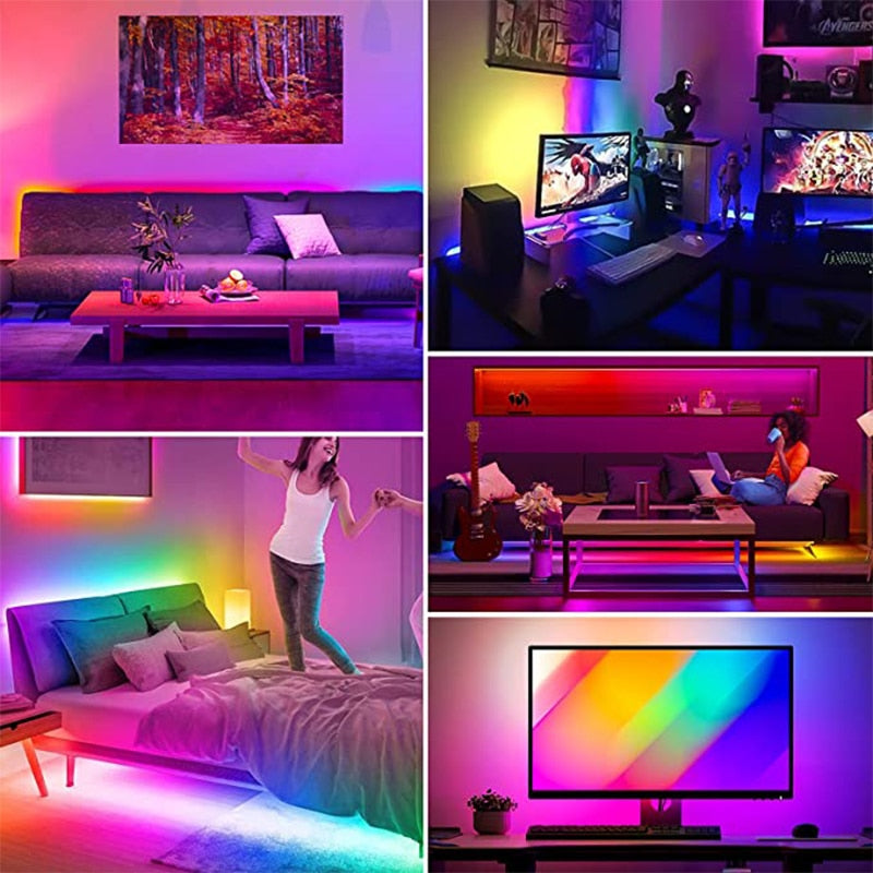RGB LED Light Strip for Indoor Decoration - 5V USB Powered, Smd5050, 1M-20M, view 4