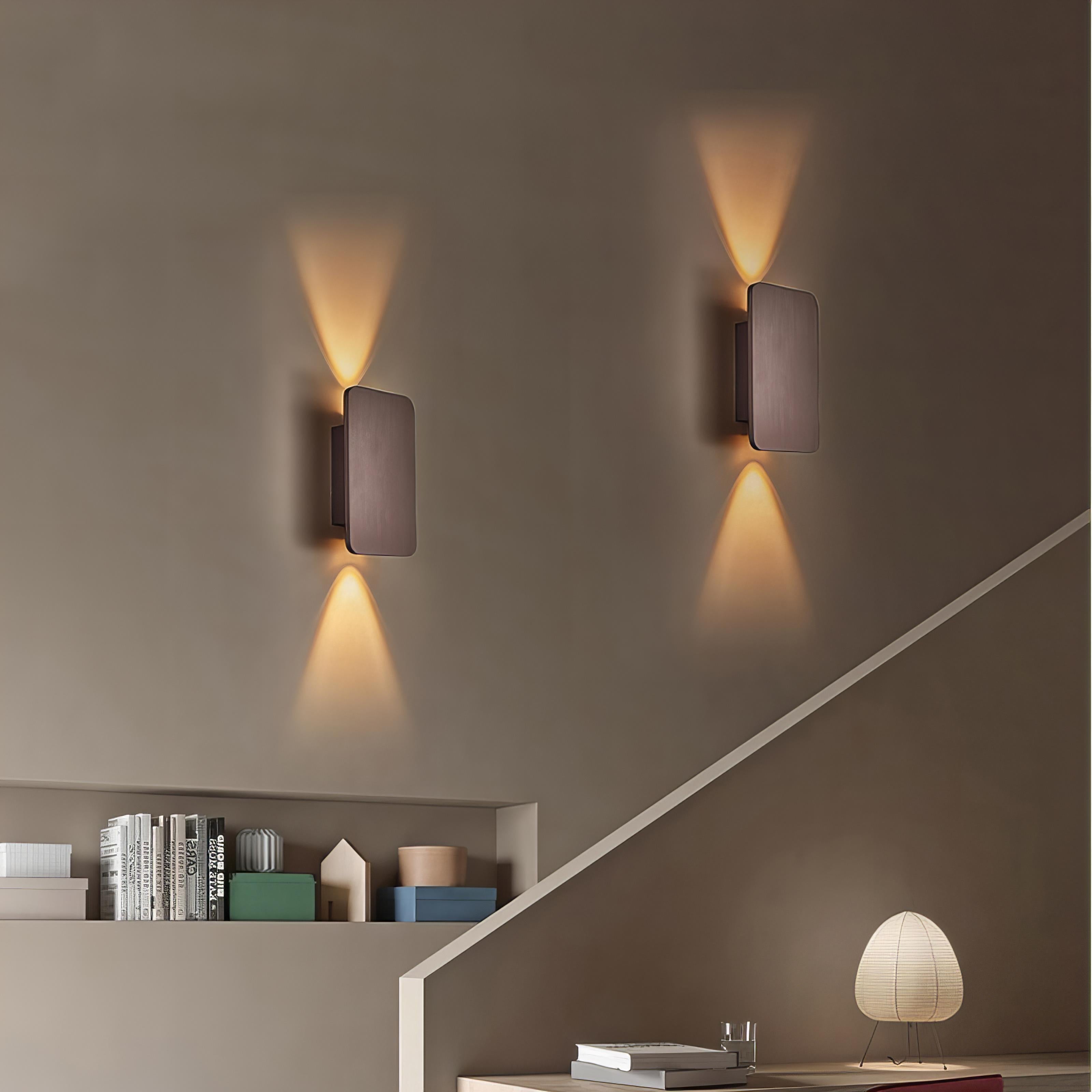 Modern Outdoor Wall Lamp IP65 - 6W LED, Multiple Colours, AC Powered, view 2
