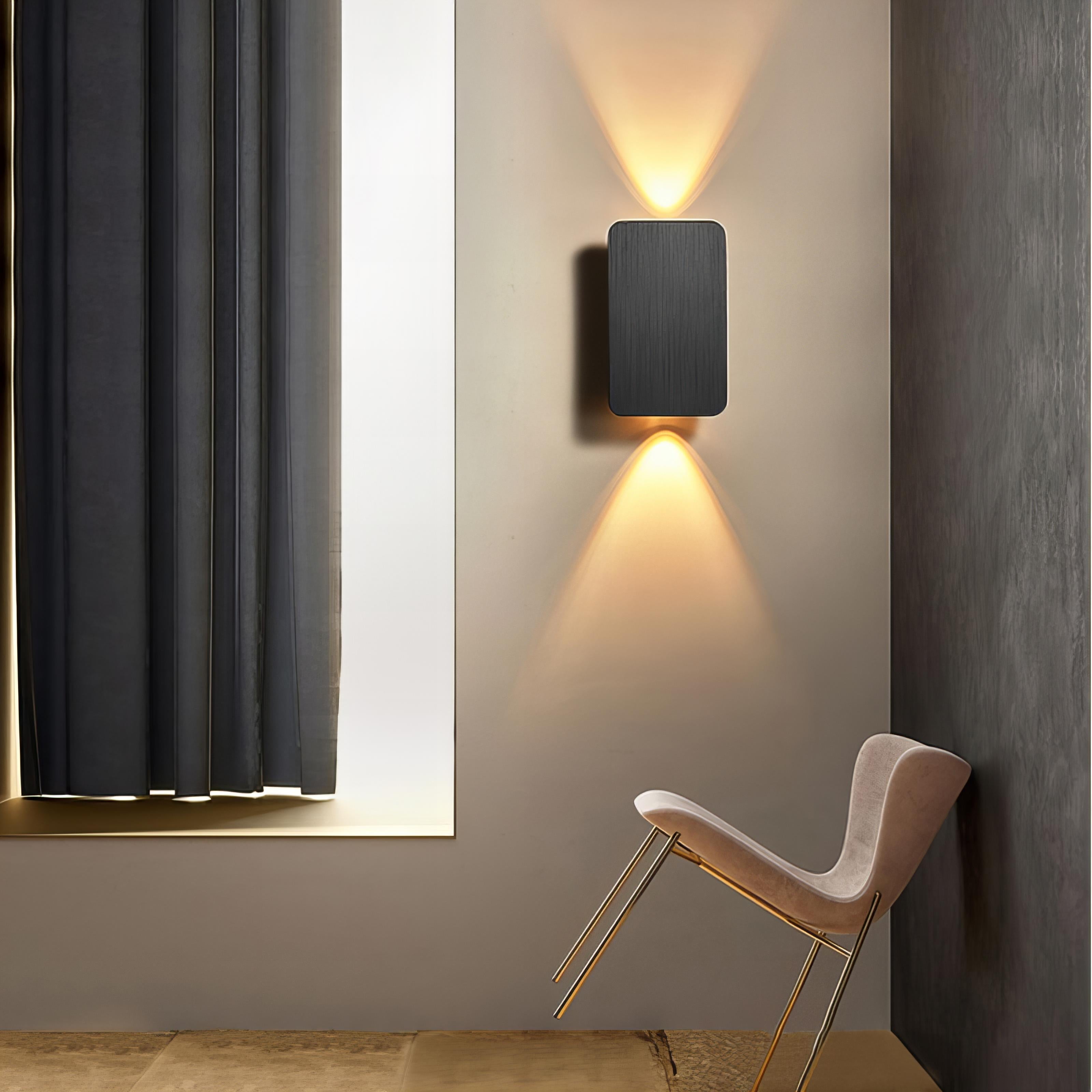 Modern Outdoor Wall Lamp IP65 - 6W LED, Multiple Colours, AC Powered, view 3